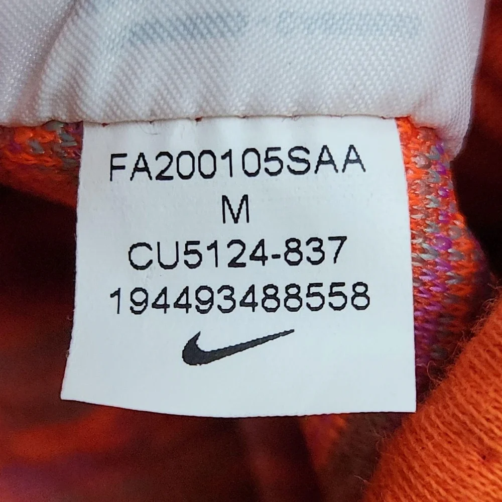 Nike City Ready Mock Neck Tech Pack Oversized Pullover Womens Medium Orange